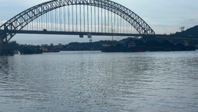 Kondisi Jembatan Mahulu yang berulang kali ditabrak dan terus menjadi perhatian serius bahkan dari para anggota DPRD Kaltim. (IST)