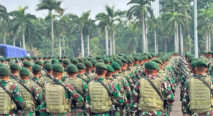 Ilustrasi pasukan TNI