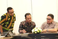 Wali Kota Samarinda, Andi Harun saat melakukan kunjungan ke Kementerian Dalam Negeri (Kemendagri)