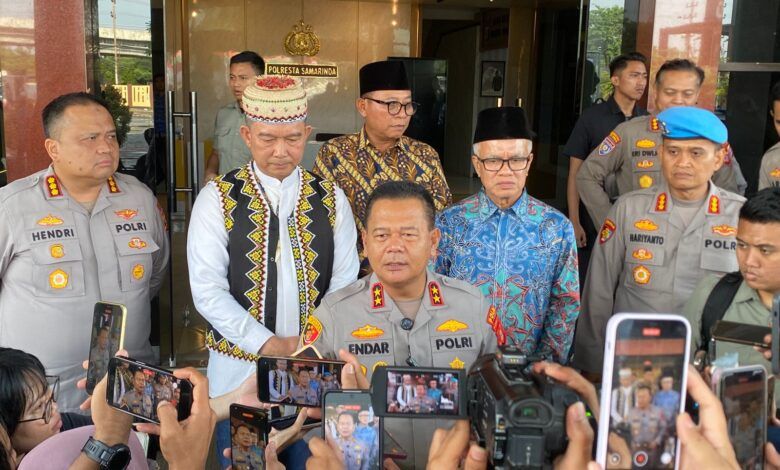Kapolda Kaltim, Irjen Pol Endar Priantoro yang dijumpai awak media dan menjelaskan terkait pengamanan aksi di tanggal 21 April mendatang. (IST)