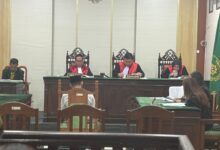 Suasana sidang kasus keberangkatan haji yang digelar di Pengadilan Negeri Samarinda. (IST)