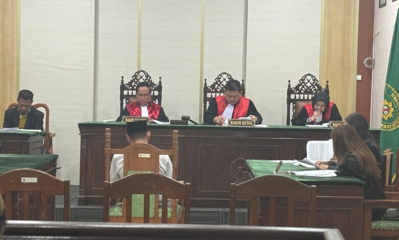 Suasana sidang kasus keberangkatan haji yang digelar di Pengadilan Negeri Samarinda. (IST)