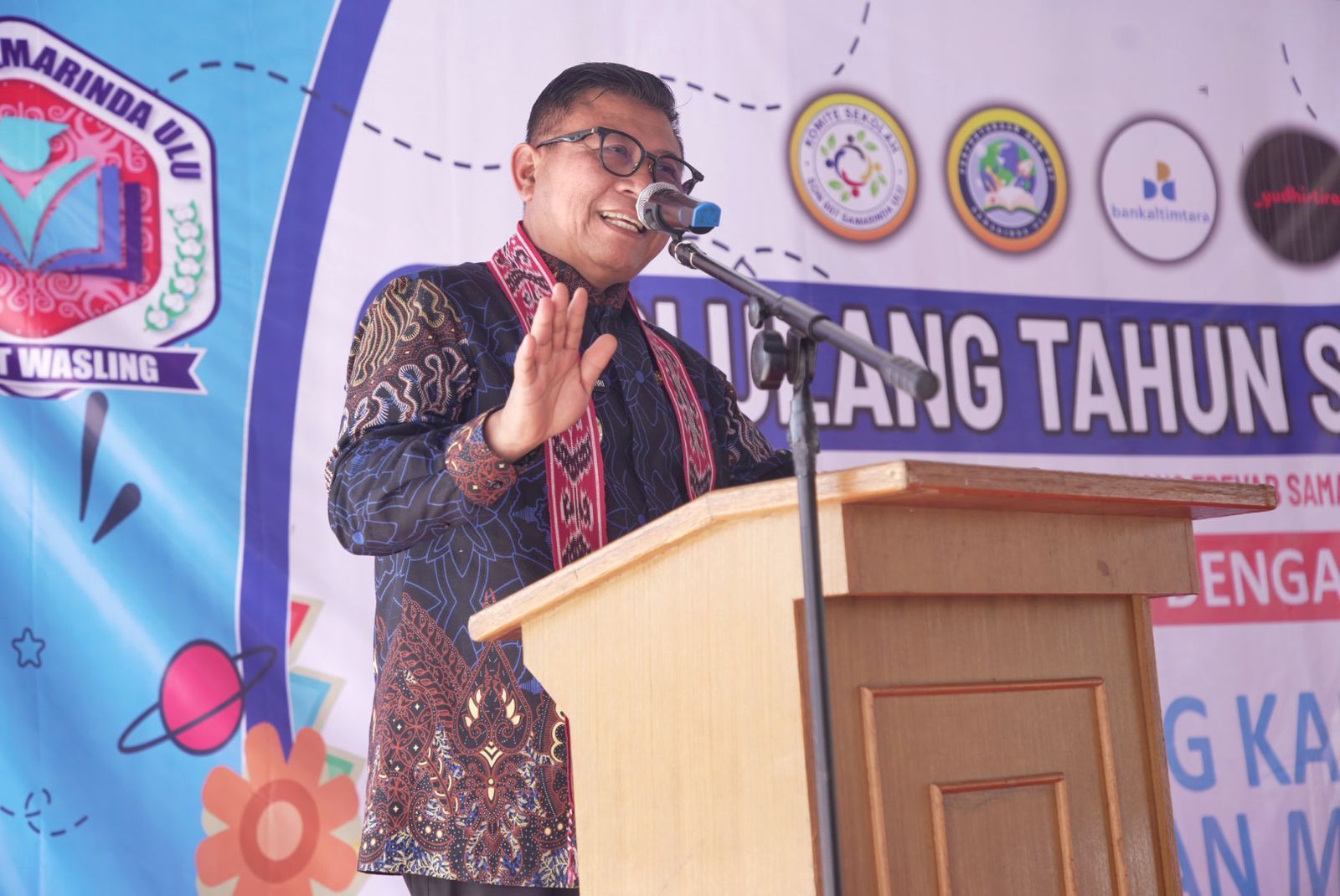 Wakil Wali Kota Saefuddin Zuhri hadiri perayaan Hari Ulang Tahun SDN 007 Samarinda Ulu