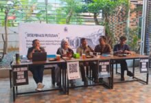 Deseminasi putusan bebas Misran Toni dari seluruh tuntutan kasus dugaan pembunuhan di Muara Kate